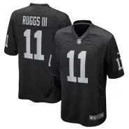 Men Las Vegas Raiders Ruggs III #11 Black Game Jersey - thejerseys