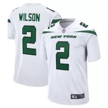 Men New York Jets Zach Wilson #2 Nike White Game Jersey 2021 - thejerseys