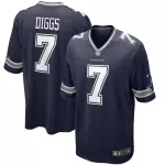 Men Dallas Cowboys Cowboys DIGGS #7 Nike Navy Game Jersey - thejerseys