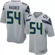 Men Seattle Seahawks Bobby Wagner #54 Gray Game Jersey - thejerseys