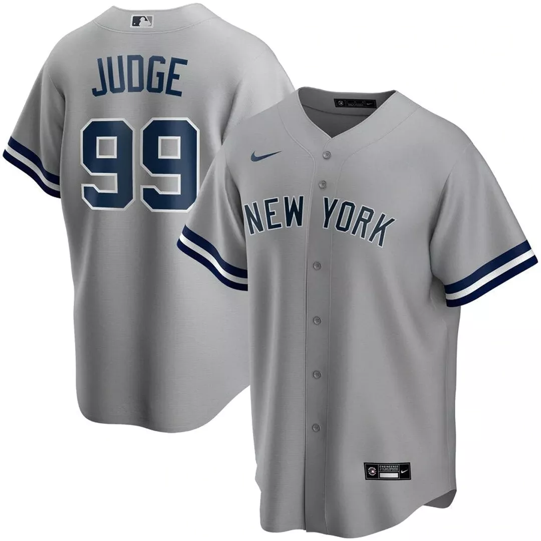 Men's New York Yankees JUDGE #99 Nike Gary Alternate 2020 Replica Custom Jersey
