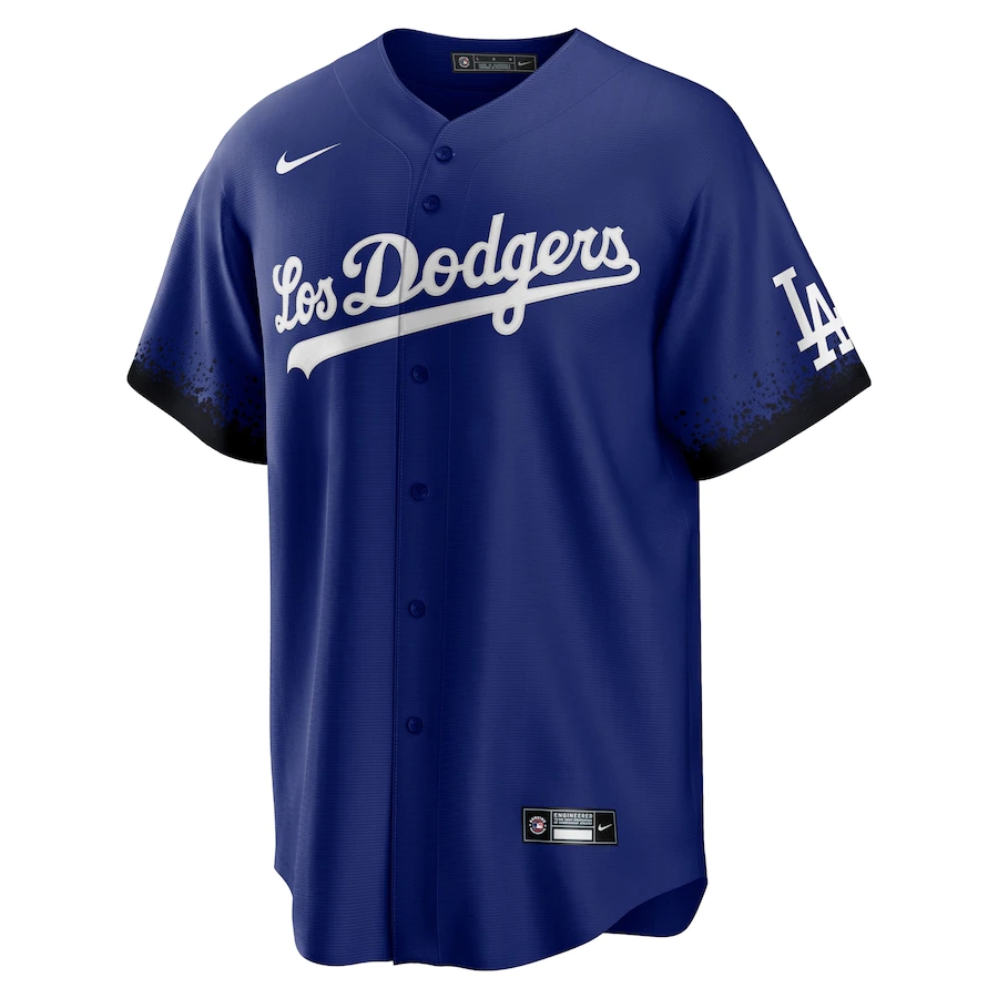 Nike Men's Los Angeles Dodgers Will Smith #16 Blue T-Shirt