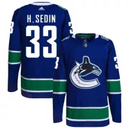 Men's Vancouver Canucks adidas H.SEDIN #33 Blue Authentic Jersey - thejerseys