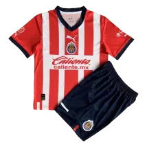 Kid's Chivas Home Jerseys Kit(Jersey+Shorts) 2022/23 - thejerseys