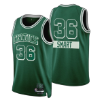 Men's Boston Celtics Marcus Smart #36 Green 2021/22 Swingman Jersey - City Edition
