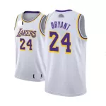 Men's Los Angeles Lakers Kobe Bryant #24 White Swingman Jersey - Association Edition - thejerseys