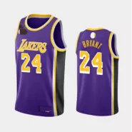 Men's Los Angeles Lakers Kobe Bryant #24 Purple Swingman Jersey - Statement Edition - thejerseys