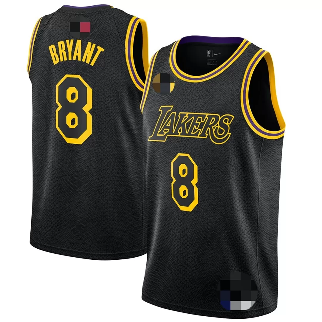 Men's Los Angeles Lakers Kobe Bryant #8 White Swingman Jersey