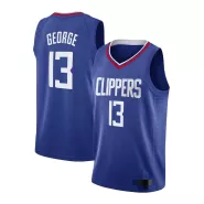 Men's Los Angeles Clippers George #13 Blue Swingman Jersey 2019/20 - Icon Edition - thejerseys