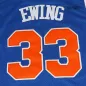Men's New York Knicks Patrick Ewing #33 Blue Hardwood Classics Jersey - thejerseys