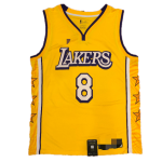 Men's Los Angeles Lakers Kobe Bryant #8 Yellow 2019 Swingman Jersey - City Edition