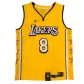 Men's Los Angeles Lakers Kobe Bryant #8 Yellow 2019 Swingman Jersey - City Edition - thejerseys