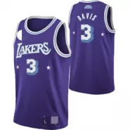 Men's Los Angeles Lakers Anthony Davis #3 Purple 2021/22 Diamond Swingman Jersey - City Edition - thejerseys