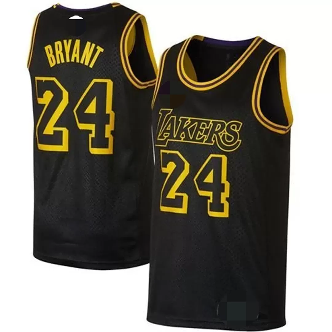 Kobe Bryant Los Angeles Lakers Adidas NBA #24 Jersey T Shirt Sz XXL Black Mamba