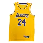Men's Los Angeles Lakers Kobe Bryant #24 Gold 2021 Diamond Swingman Jersey - Icon Edition - thejerseys