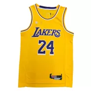 Men's Los Angeles Lakers Kobe Bryant #24 Gold 2021 Diamond Swingman Jersey - Icon Edition - thejerseys