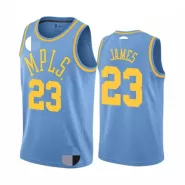 Men's Los Angeles Lakers(MPLS) LeBron James #23 light Blue Swingman Jersey - Classic Edition - thejerseys