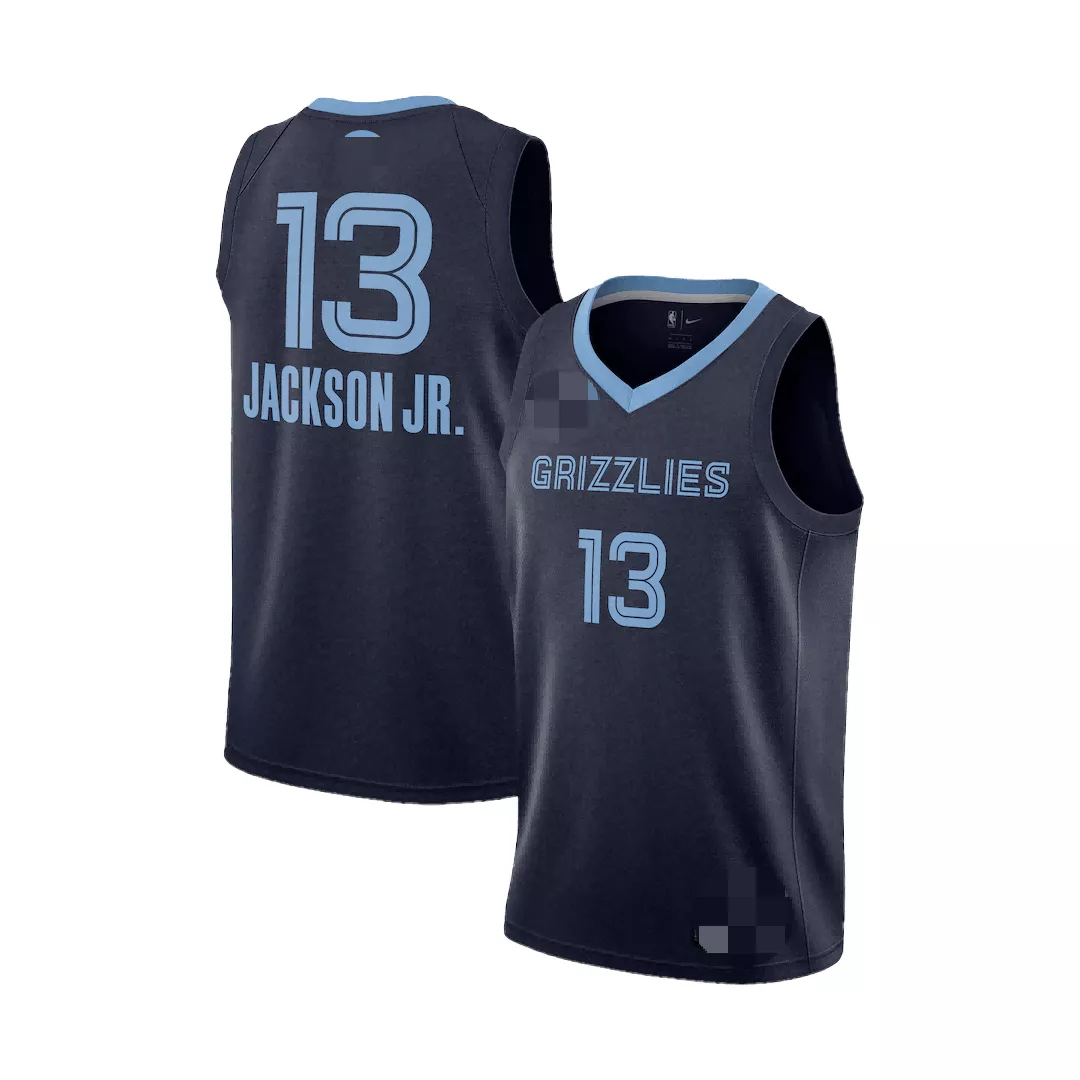 Men's Memphis Grizzlies Jackson #13 Navy Swingman Jersey - Icon Edition - thejerseys