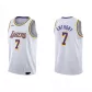 Men's Los Angeles Lakers Carmelo Anthony #7 White 2020/21 Swingman Jersey - Association Edition - thejerseys