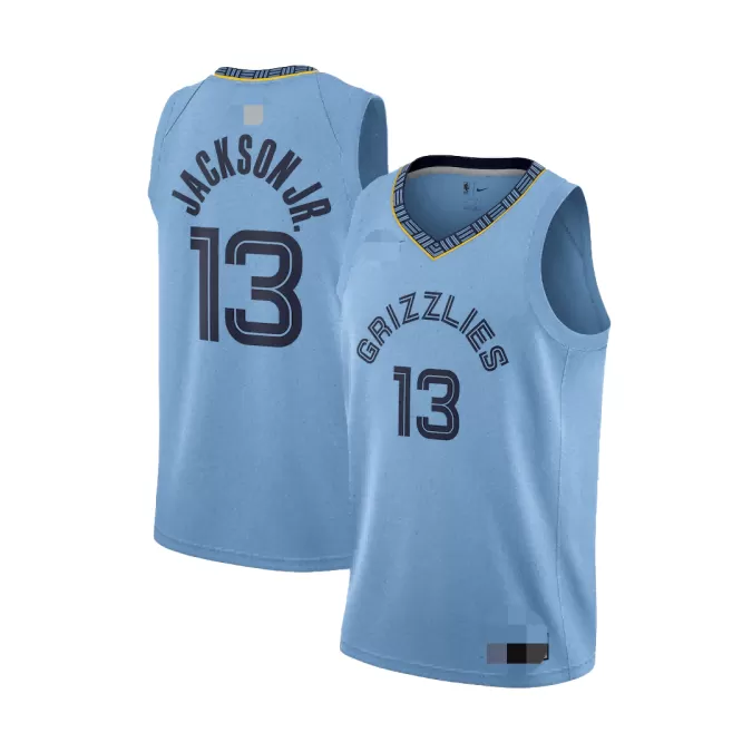Men's Memphis Grizzlies Jackson Jr. #13 Blue Swingman Jersey 2019/20 - Statement Edition - thejerseys