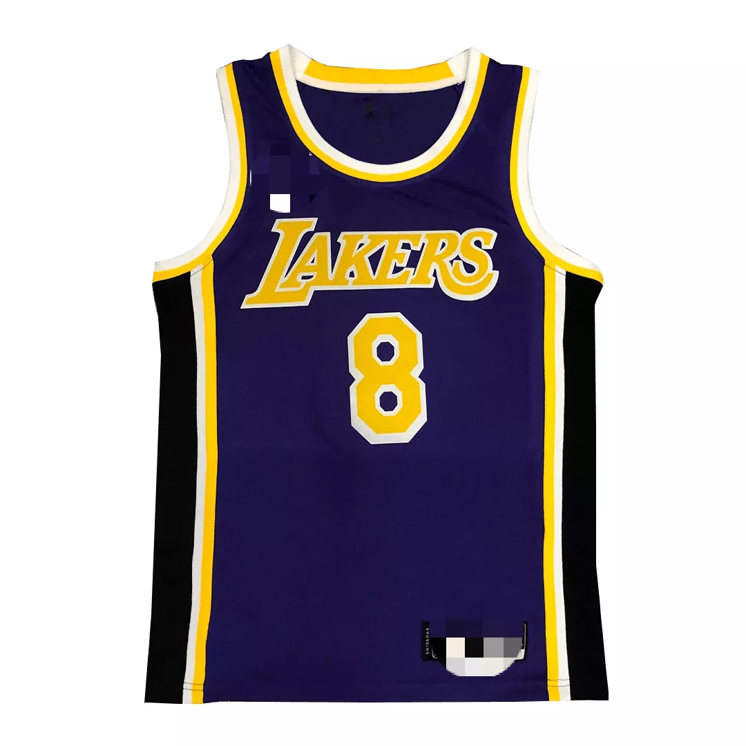 Men's Los Angeles Lakers Bryant #8 Purple Swingman Jersey 2020/21 - Statement Edition
