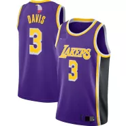 Men's Los Angeles Lakers Anthony Davis #3 Purple Swingman Jersey - Statement Edition - thejerseys