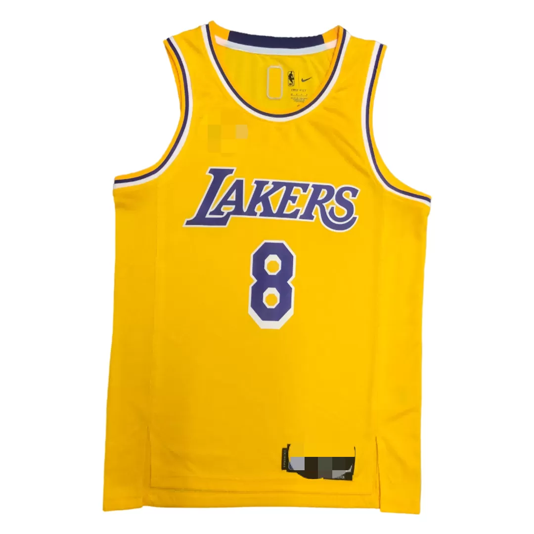 Men's Los Angeles Lakers Kobe Bryant #8 White Swingman Jersey - Association  Edition
