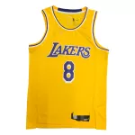 Men's Los Angeles Lakers Kobe Bryant #8 Gold 2021 Diamond Swingman Jersey - Icon Edition - thejerseys