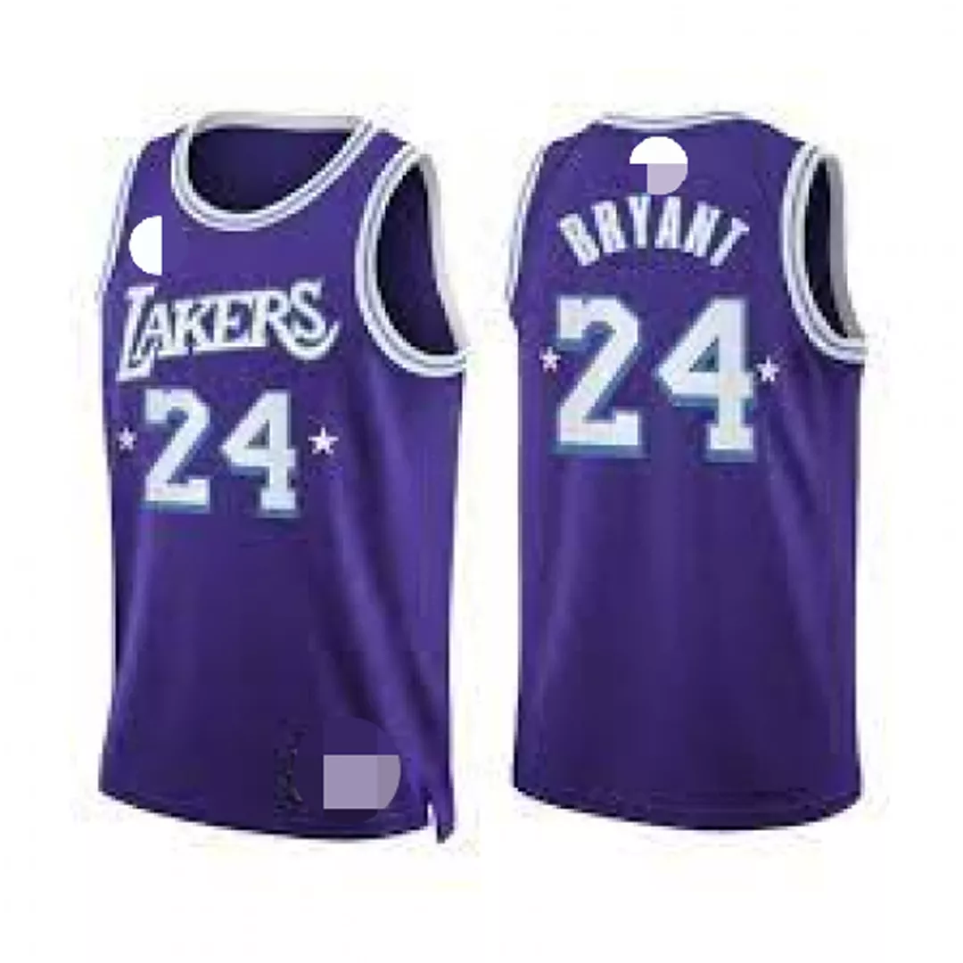 Men's Los Angeles Lakers Kobe Bryant #24 Purple Swingman Jersey 2021/22 - City Edition