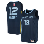 Men's Memphis Grizzlies Ja Morant #12 Navy 2020/21 Swingman Jersey - Icon Edition