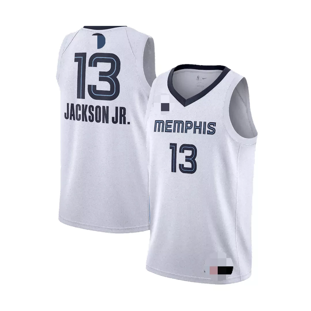 Men's Memphis Grizzlies Jackson Jr. #13 White Swingman Jersey 2019/20 - Association Edition - thejerseys