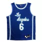Men's Los Angeles Lakers Lebron James #6 Blue Swingman Jersey - Classic Edition - thejerseys