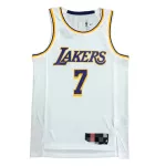 Men's Los Angeles Lakers Carmelo Anthony #7 White Swingman Jersey - Icon Edition - thejerseys