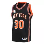 Men's New York Knicks Julius Randle #30 Black 2021/22 Swingman Jersey - City Edition - thejerseys