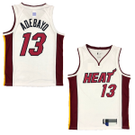 Men's Miami Heat Adebayo #13 White Swingman Jersey - City Edition