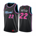 Men's Miami Heat Jimmy Butler #22 Black 2019/20 Swingman Jersey - City Edition