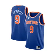 Men's New York Knicks RJ Barrett #9 Blue 2020/21 Swingman Jersey - Icon Edition - thejerseys