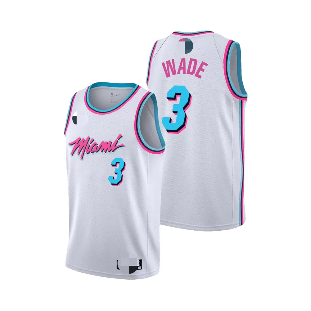 Dwyane Wade Miami Heat Nike 2019/20 Swingman Jersey Light Blue