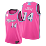 Men's Miami Heat Tyler Herro #14 Pink Swingman Jersey - City Edition