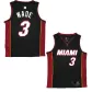 Men's Miami Heat Wade #3 Black Swingman Jersey - City Edition - thejerseys