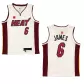 Men's Miami Heat James #6 White Swingman Jersey - City Edition - thejerseys