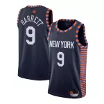 Men's New York Knicks RJ Barrett #9 Black 2020/21 Swingman Jersey - City Edition - thejerseys