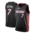 Men's Miami Heat Dragic #7 Black Swingman Jersey - Icon Edition - thejerseys