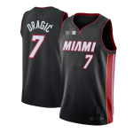 Men's Miami Heat Goran Dragic #7 Black Swingman Jersey - Icon Edition