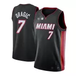 Men's Miami Heat Goran Dragic #7 Black Swingman Jersey - Icon Edition - thejerseys