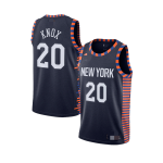 Men's New York Knicks Kevin Knox II #20 Navy 2019/20 Swingman Jersey - City Edition