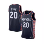 Men's New York Knicks Kevin Knox II #20 Navy 2019/20 Swingman Jersey - City Edition - thejerseys