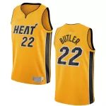 Men's Miami Heat Jimmy Butler #22 Yellow 2020/21 Swingman Jersey - thejerseys