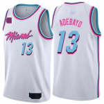 Men's Miami Heat Adebayo #13 White 2019/20 Swingman Jersey - City Edition