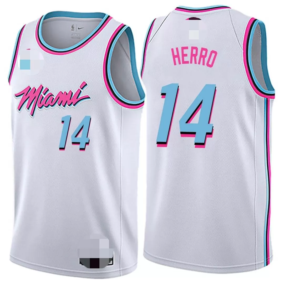 Bam Ado Miami Heat NBA Nike Swingman City Pink Jersey Size Men’s 50